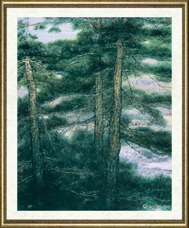 董继宁_苍松劲健西柏坡_Unshakable Pines of _ibaipo